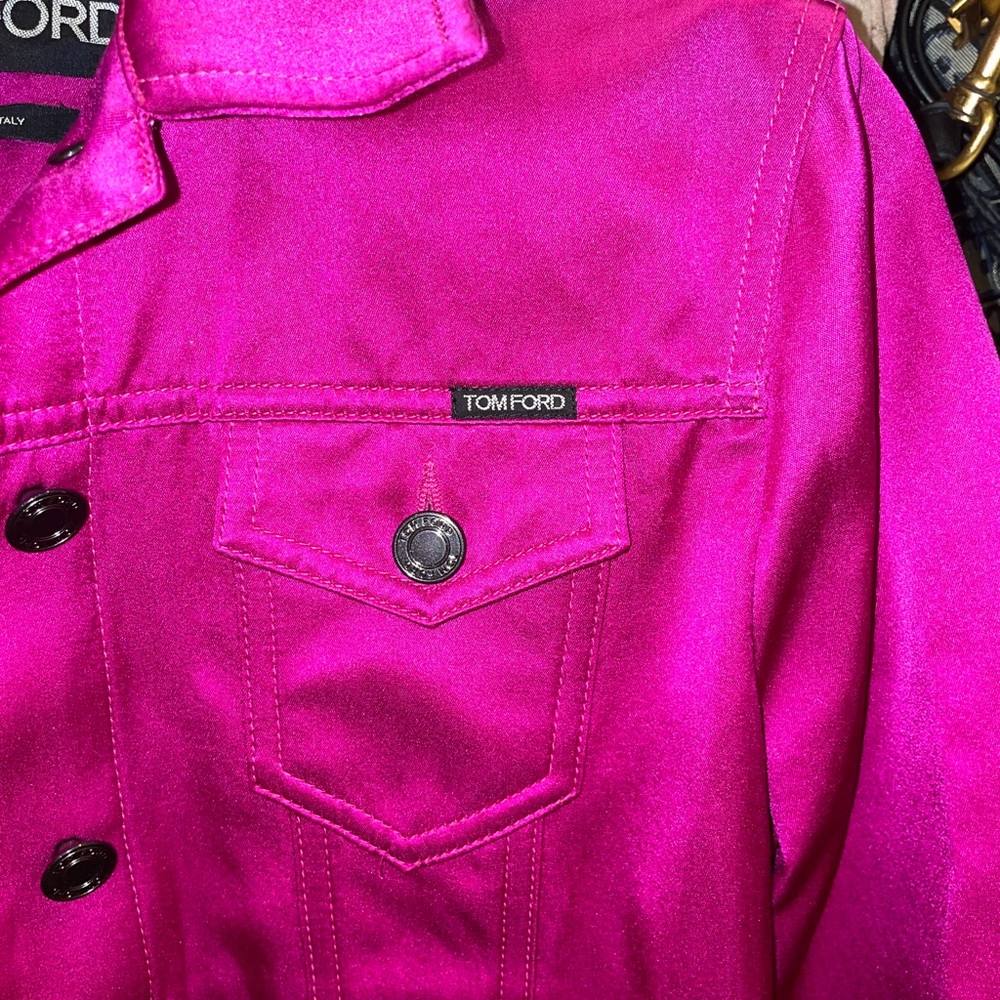 Pink Tom Ford jacket DOUBLE DUCHESSE